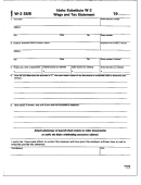 Form W-2 Sub - Idaho Substitute Wage And Tax Statement