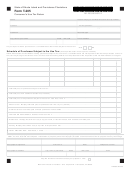 Form T-205 - Consumer's Use Tax Return