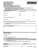 Form In-151 - Application For Extension Of Time To File Vermont Individual Income Tax Return - 1999