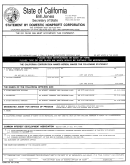 Form S/o 100 - Statement By Domestic Nonprofit Corporation - State Of California