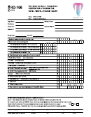 Form Rd-106 - Convention And Tourism Tax - Hotel/motel/tourist Court