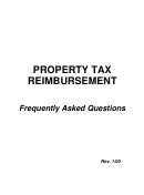 Property Tax Reimbursement Instructions - New Jersey Division Of Taxation