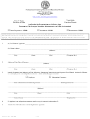 Form Sa-1 - Application For Registration As A Solicitor Agent