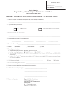 North Dakota Magnetic Tape, 3480 Cartridge Or Diskette Transmittal Form For W-2 And 1099 Data