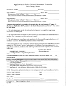 Application For Senior Citizen's Homestead Exemption - Lake County,illinois