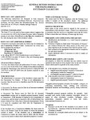 General Return Instructions For Filing Form S-2 Succession Tax Return Printable pdf