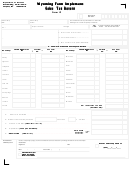Fillable Form 12 - Sales Tax Return Printable pdf