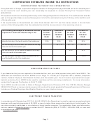 Form 602 Es - Corporation Estimated Tax - 2007 Printable pdf