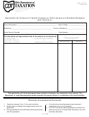 Form 12 - Application For Consent To Transfer Property Or Other Interest Of A Resident Decedent (5731.39 O.r.c.)