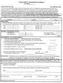 Form Rd-109nr - Wage Earner- Nonresident Schedule