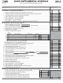 Form 39r - Idaho Supplemental Schedule For Form 40 - 2013