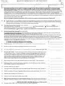 Form 304 - Major Business Facility Job Tax Credit - 1999