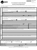 Montana Form Cgr-1 - 1% Contractor's Gross Receipts Contract Award Registration