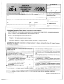Form 20-i - Oregon Corporation Income Tax Return - 1998