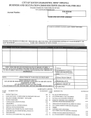 Business And Occupation Gross Receipts (sales Tax) - City Of South Charleston - 2015