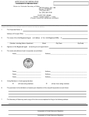 Articles Of Incorporation For A Nonprofit Corporation Form - Colorado Secretary Of State