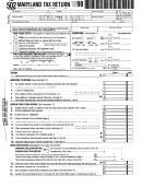 Form 502 - Maryland Tax Return - 1998