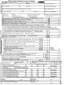 Form Ri-1040 - Rhode Island Individual Income Tax Return - 1998