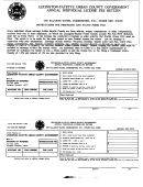 Form 245 - Lexington-fayette Urban County Government Annual Individual License Fee Return