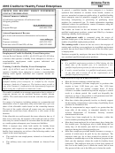 Form 332 Instructions - Credits For Healthy Forest Enterprises - 2016