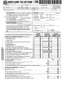 Form 505 - Maryland Tax Return - 1998