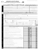 Form N-15 - Individual Income Tax Return Nonresident And Part-year Resident - 1998