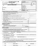 Form F1120 - City Of Flint Income Tax - Corporation Return - 1999 Printable pdf
