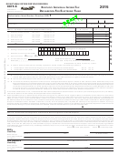 Form 8879-K Draft - Kentucky Individual Income Tax Declaration For Electronic Filing - 2015 Printable pdf