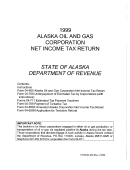 Alaska Oil And Gas Corporation Net Income Tax Return - 1999