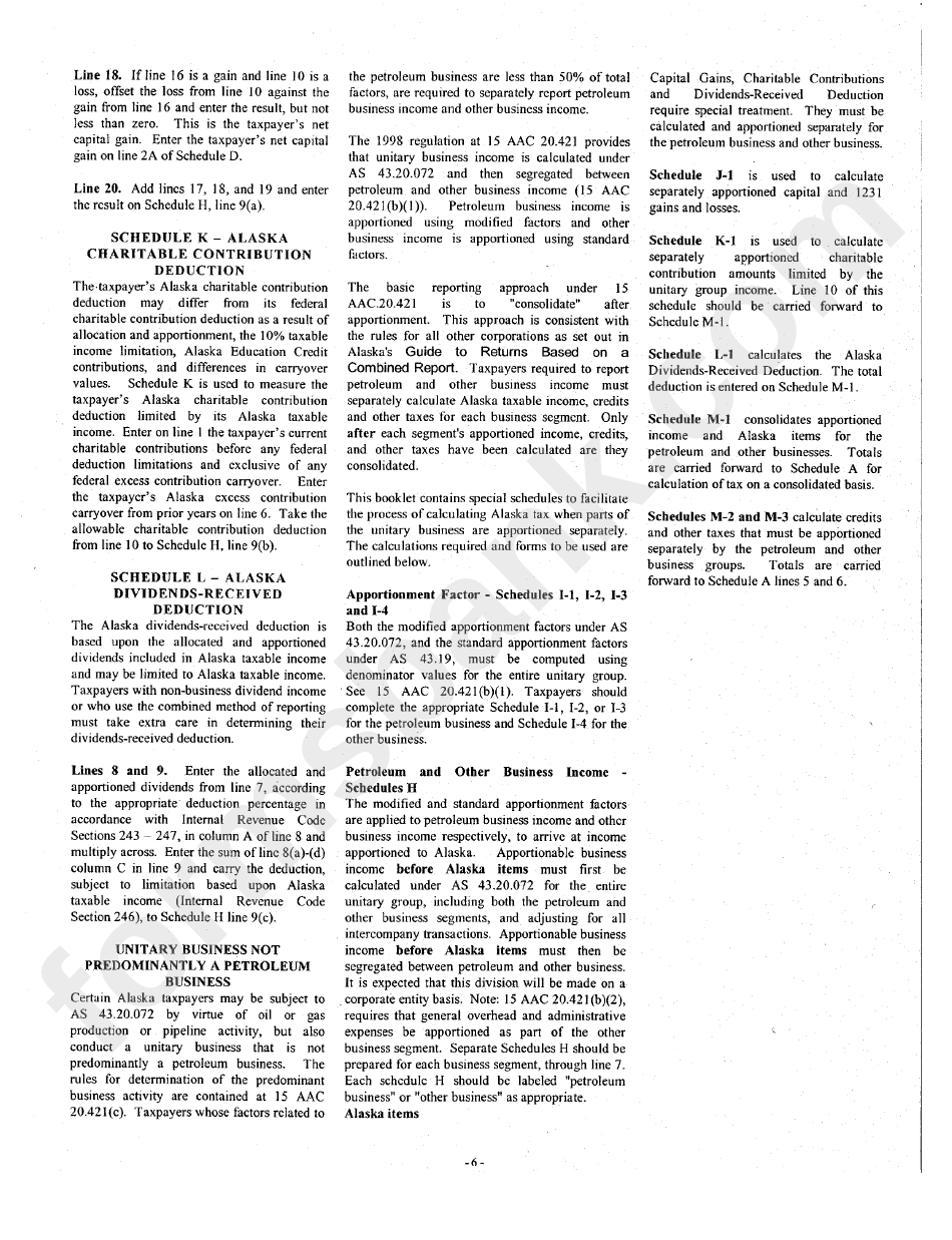 Alaska Oil And Gas Corporation Net Income Tax Return - 1999