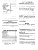 Monthly Sales Tax Return Instructions - Iowa Department Of Revenue And Finance