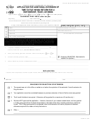 Form N-100a - Application For Additional Extension Of Time To File Hawaii Return For A Partnership, Trust, Or Remic - 1999