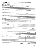 Form De 926b - Financial Statement For Individuals