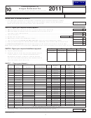 Form 10 - Underpayment Of Oregon Estimated Tax - 2011