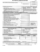 Net Profits License Fee Return - Madison County, Kentucky