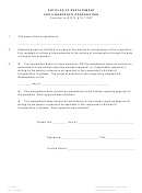 Form Cf: 0045 - Articles Of Restatement For A Nonprofit Corporation
