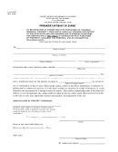 Form E-599 C - Purchaser's Affidavit Of Export