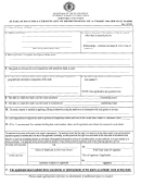 Application For A Certificate Of Registration Of A Trade Or Service Mark - Connecticut Secretary Of State
