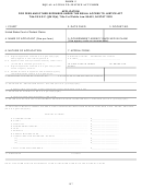 Form 5 - Equal Access To Justice Act Form