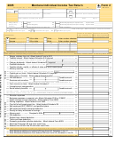Form 2 - Montana Individual Income Tax Return - 2005