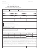 Form Dr 0222 - Tobacco Products Distributor Application