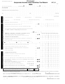 Form 83-105-05-8-1-000 - Corporate Income And Franchise Tax Return - 2005 Printable pdf