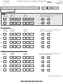 Fillable Form It-40pnr - Schedule H - Residency Information - 2013 Printable pdf
