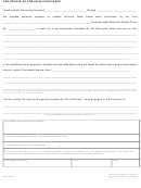 Form S-244 - Certificate Of Previous Purchases