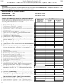 Form 28703 - North Dakota Schedule Sf - Schedule For Certain Married Persons Required To File Separate State Returns 1998
