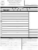Form Mvt 21-1 - Request For Assignment And Transfer Of Lien - 1995