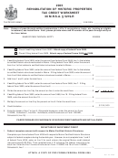 Rehabilitation Of Historic Properties Tax Credit Worksheet - State Of Maine - 2005