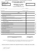 Form T-1a - Dealer's Worksheet For Computing Tire Tax