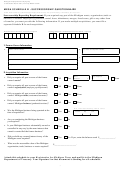 Mesa Shedule B - Successorship Questionnaire