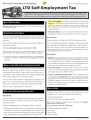 Form Ltd - Self-Employment Tax - 2012 Printable pdf